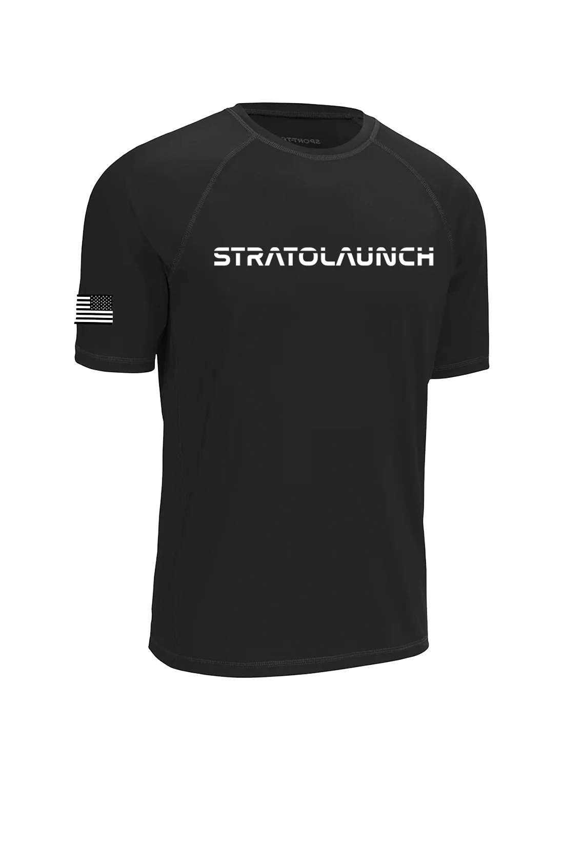 Sport-Tek Rashguard Tee, Black [Stratolaunch]