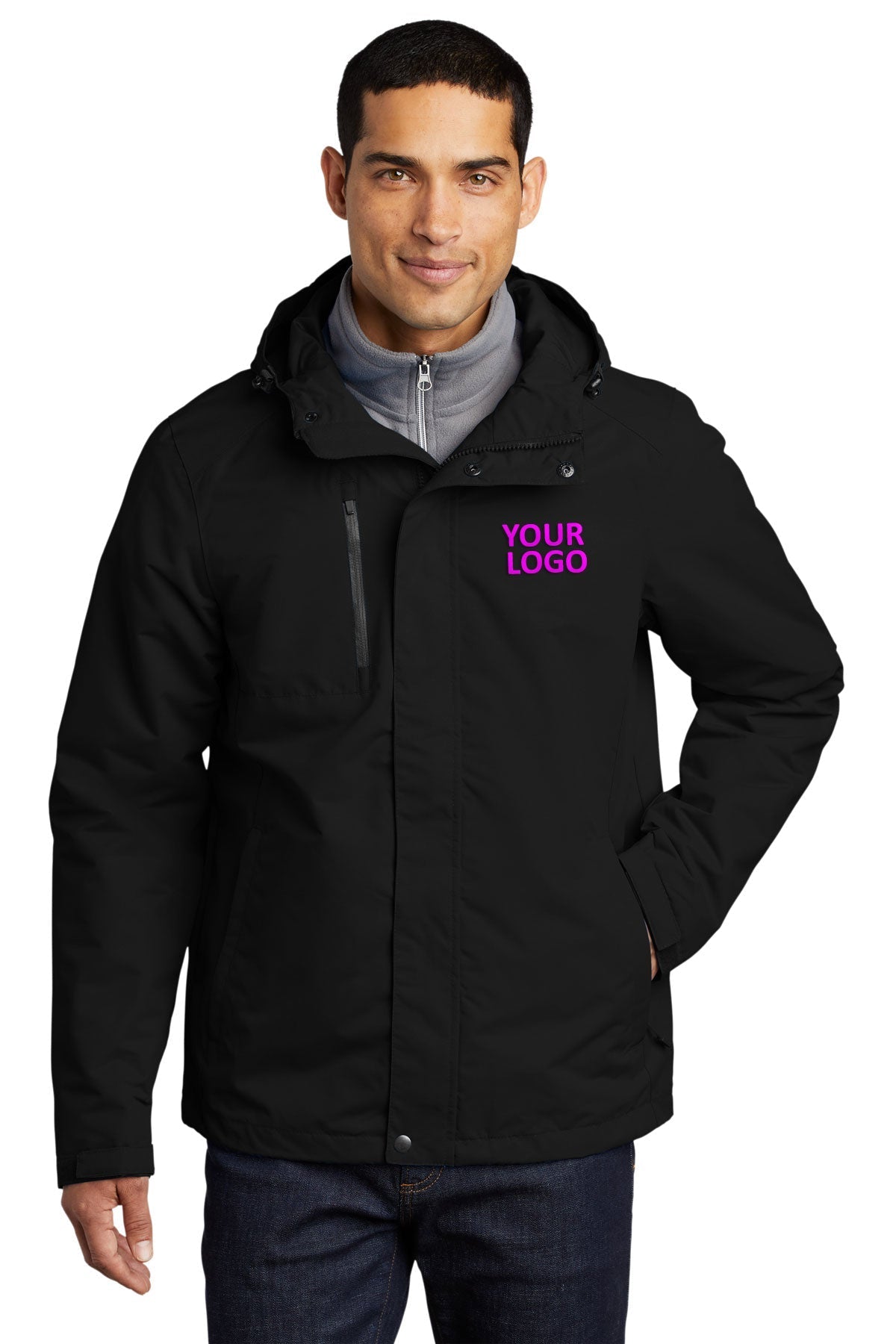 Port Authority All-Conditions Branded Jackets, Black [Labenz & Associates]