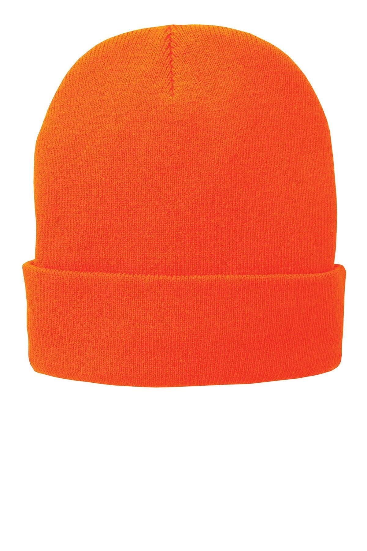 Port & Company Fleece Lined Branded Knit Caps, Orange [Northern Lights Locating & Inspection]