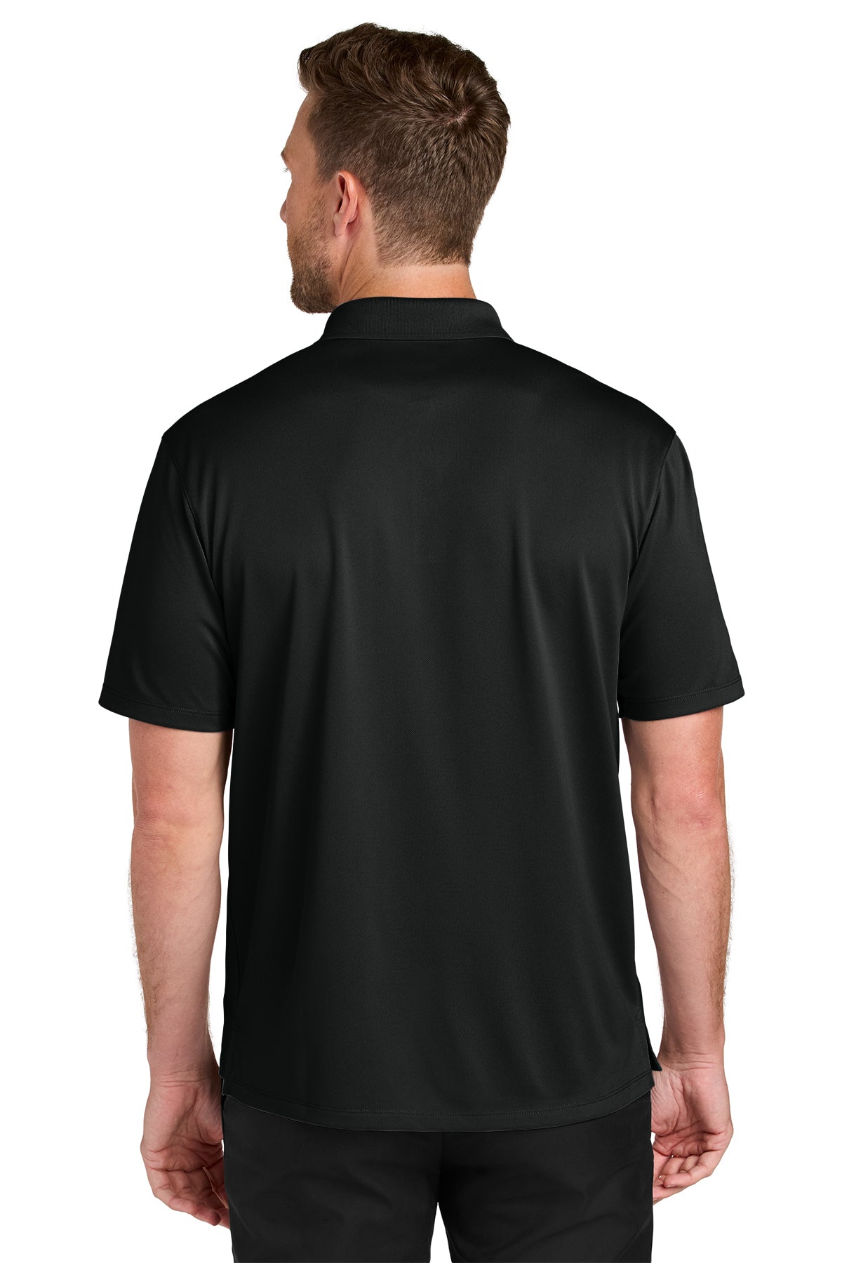 Port Authority Tall Wearever Performance Pique Polo, Deep Black