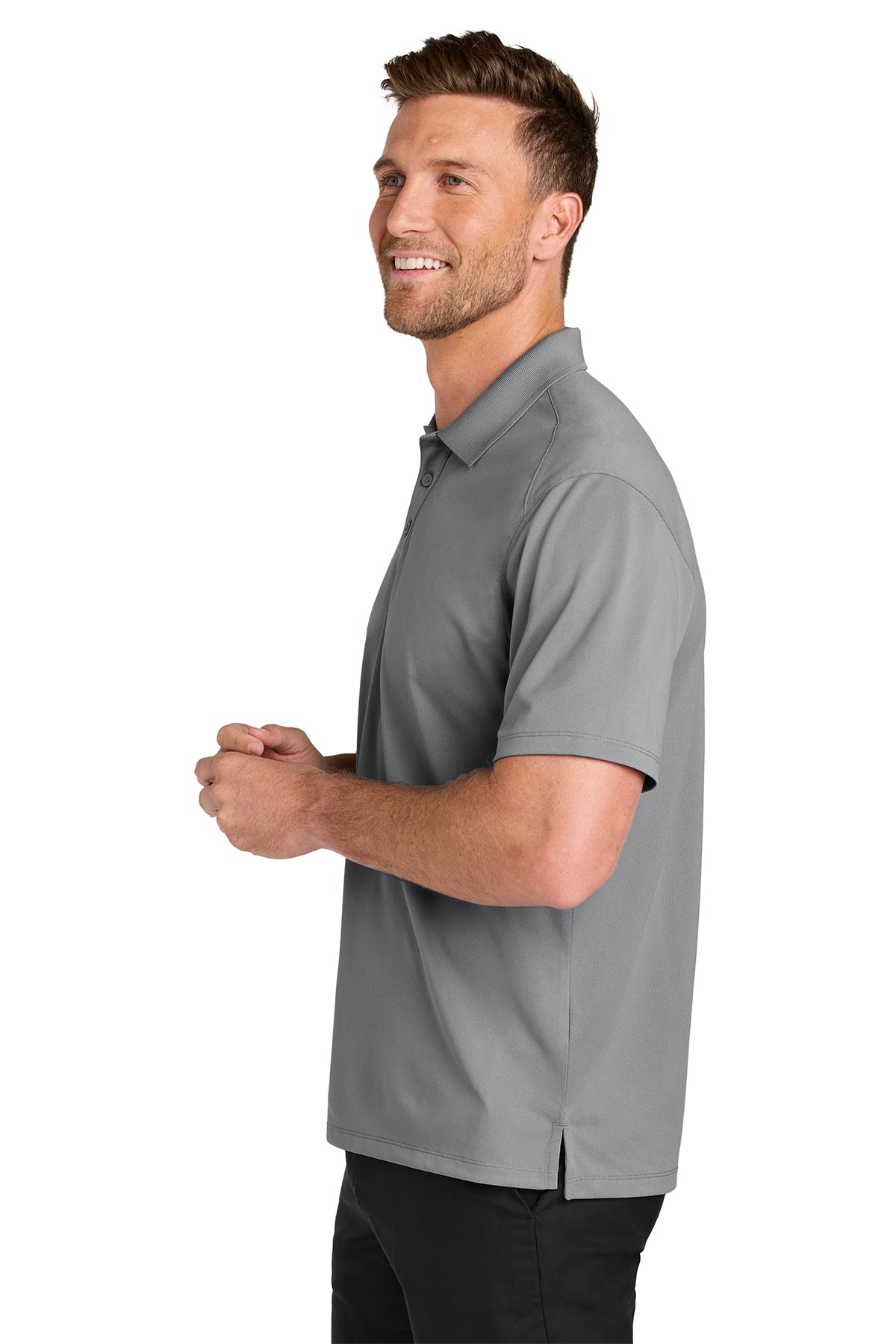 Port Authority Tall Wearever Performance Pique Polo, Gusty Grey [Osage LLC]