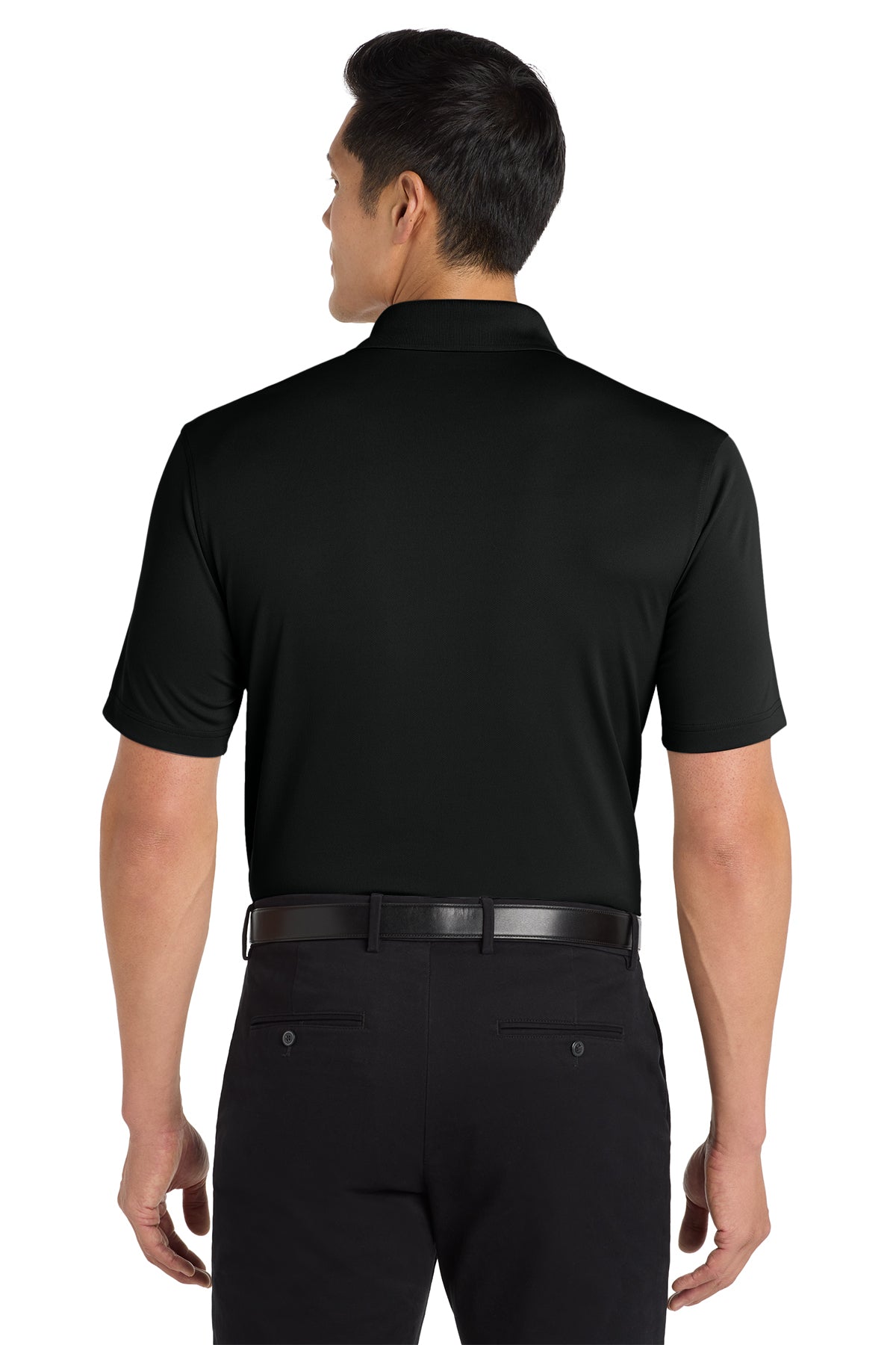 Port Authority Tall Dry Zone UV Micro-Mesh Polo, Deep Black