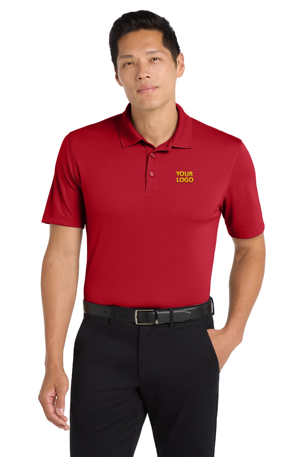 Port Authority Tall Dry Zone UV Micro-Mesh Polo, Rich Red