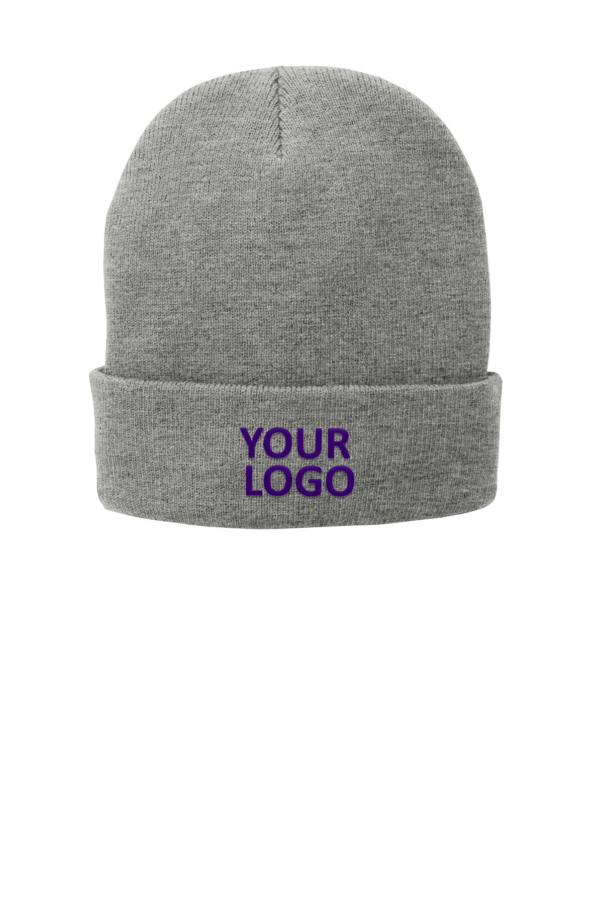 Port & Company Fleece Lined Branded Knit Caps, Oxford [Milford Mining Company Utah]