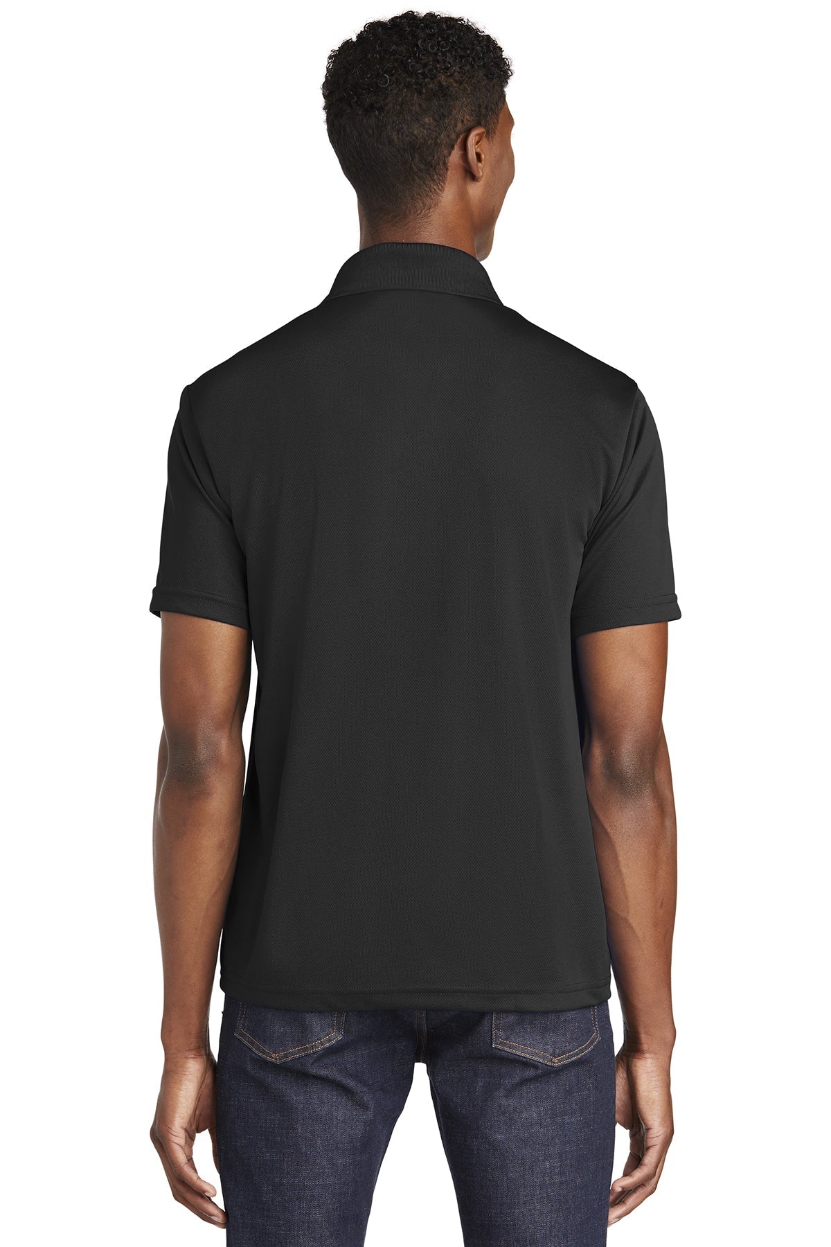 Sport-Tek PosiCharge Branded RacerMesh Polos, Black [Lytle Signs Inc.]