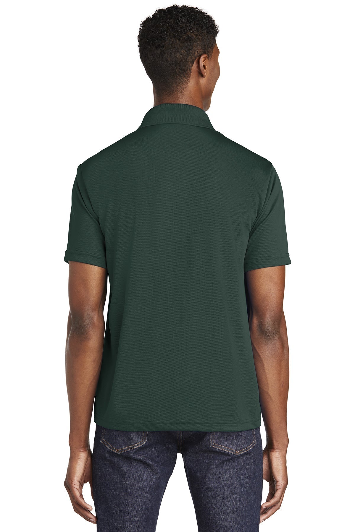 Sport-Tek PosiCharge Branded RacerMesh Polos, Dark Forest Green [Hunter Trim and Cabinets]