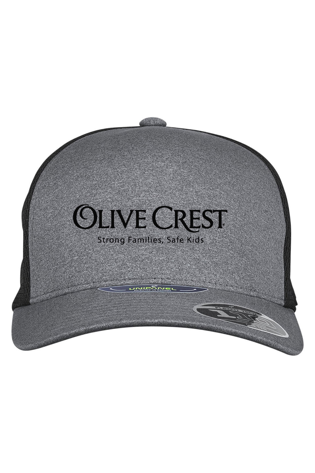 Spyder Radykl Flexfit Trucker Hat, Black/ Black Heather [Olive Crest]