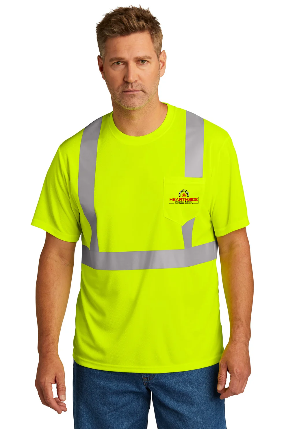 CornerStone ANSI 107 Class 2 Mesh Tee, Safety Yellow [Hearthside ]