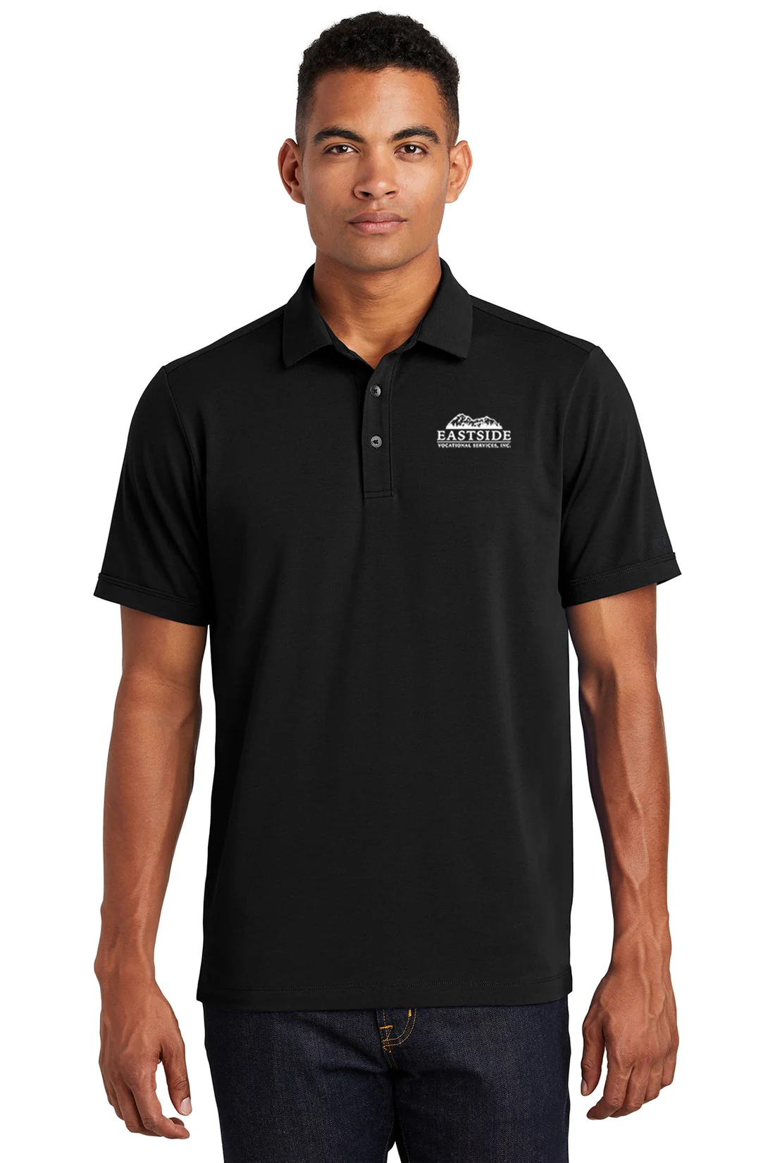 OGIO Limit Polo, Blacktop [Eastside Vocational Services, Inc.]