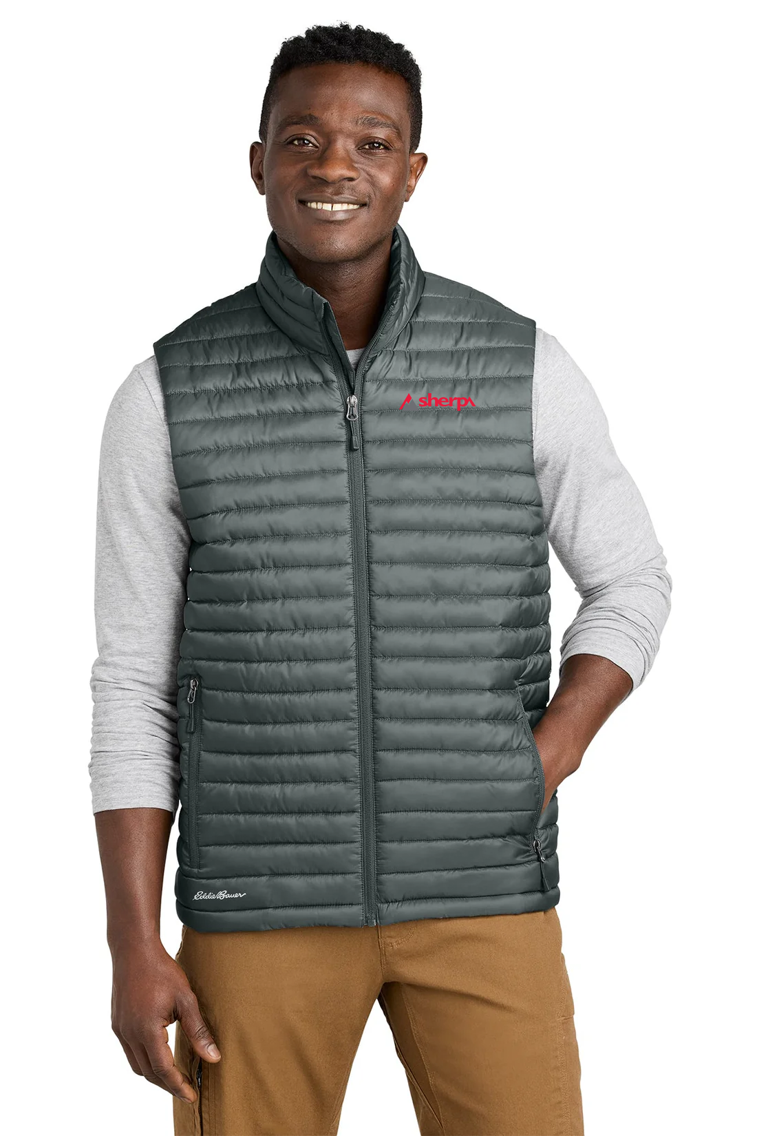 Eddie Bauer Packable Quilted Vest, Metal Grey [Sherpa LLC]