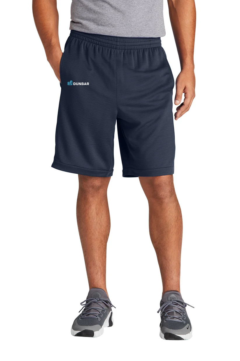 Sport-Tek PosiCharge Position Shorts with Pockets, True Navy [Dunbar]