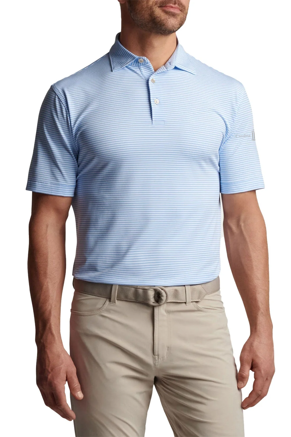 Peter Millar Hales Performance Polo, Cottage Blue [Carolina Angel Network]