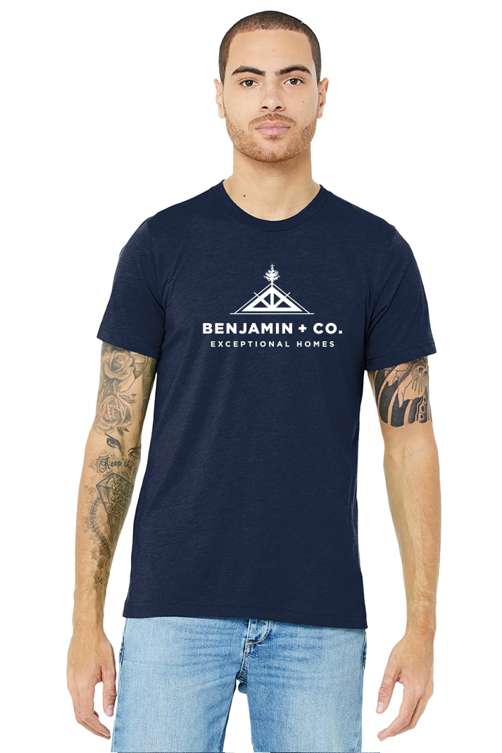 Bella Canvas Unisex Triblend T-Shirt, Solid Navy [Benjamin and Company]