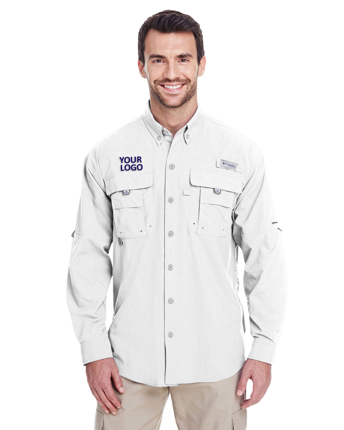 Branded Columbia Bahama Ii Long Sleeve Shirt White