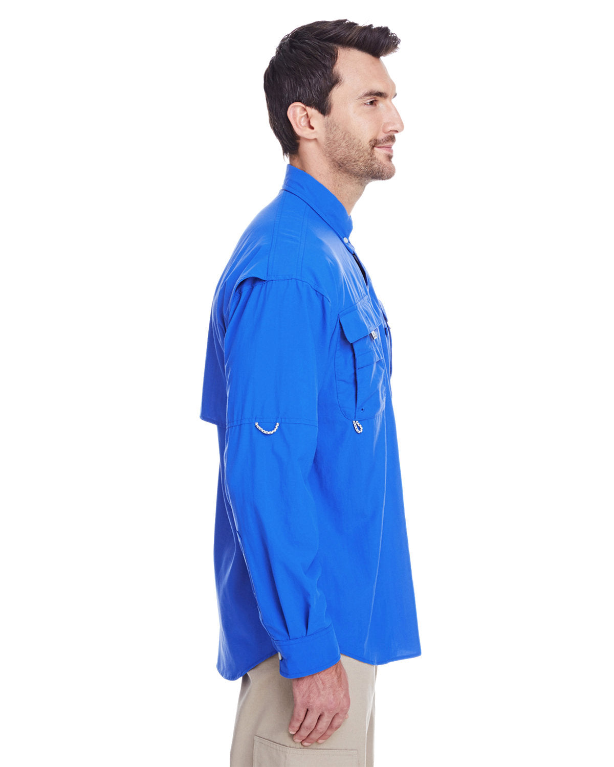 columbia_7048_vivid blue_company_logo_button downs