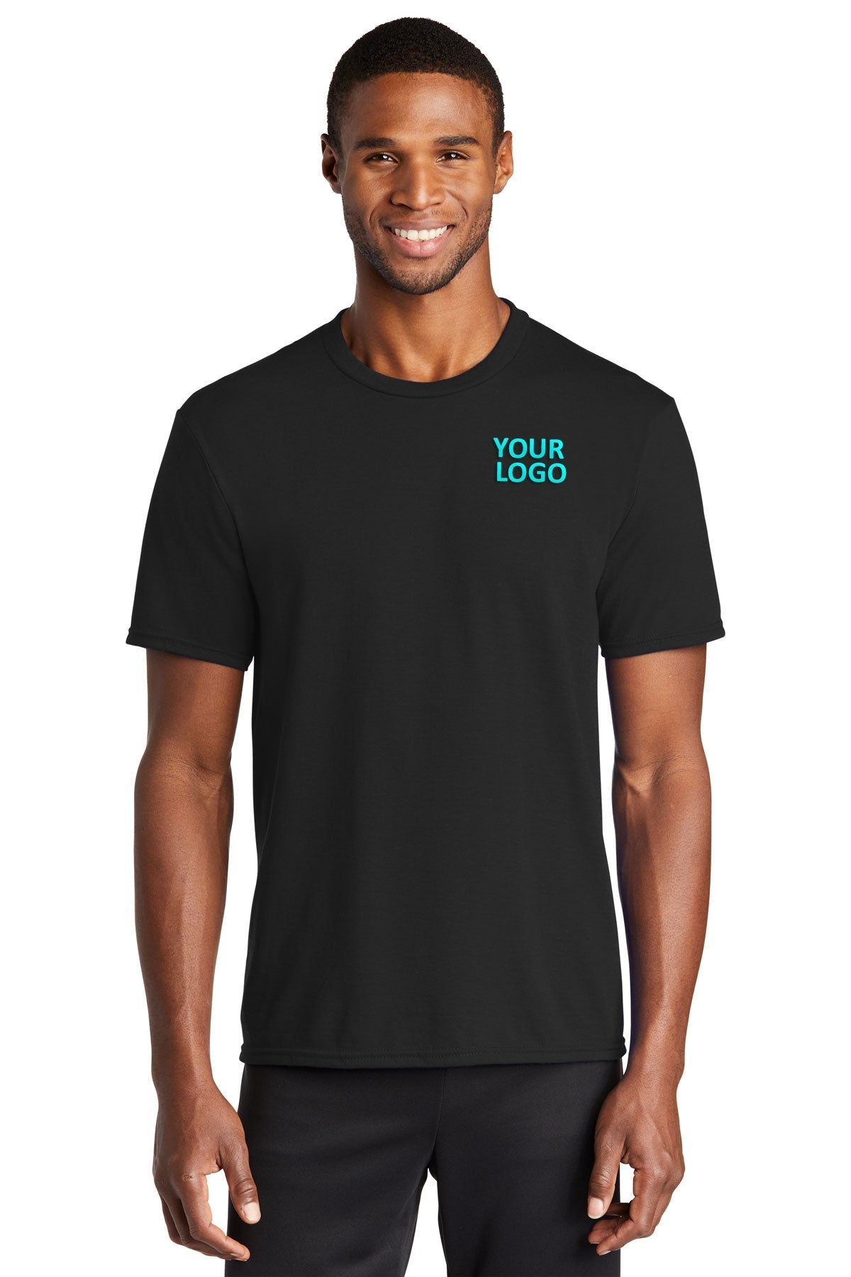 Port & Company Performance Custom Blend Tee's, Jet Black [Orpical Technology Solutions]