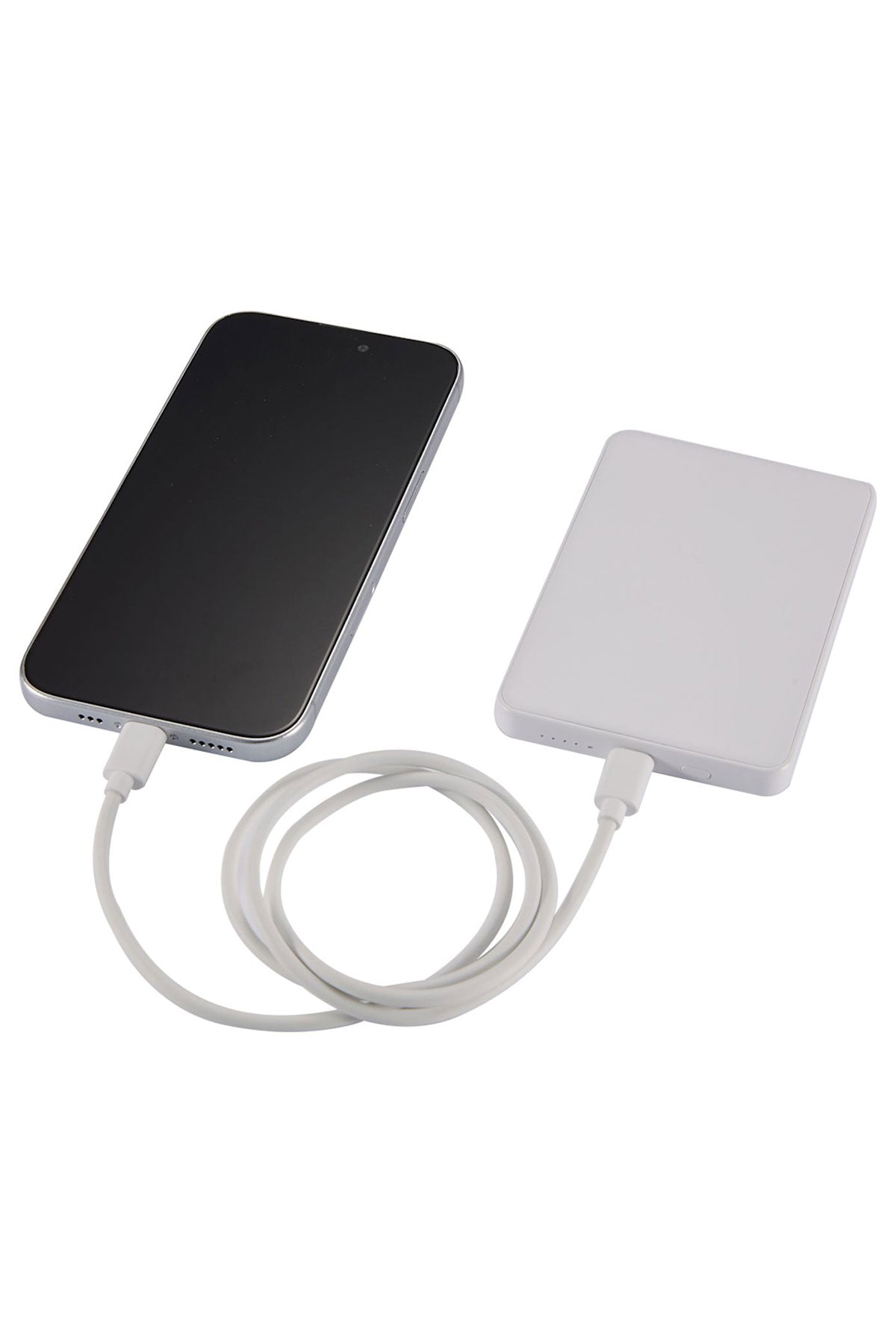 MI Power Custom 5000 mah MagClick 15W Wireless Power Bank, White