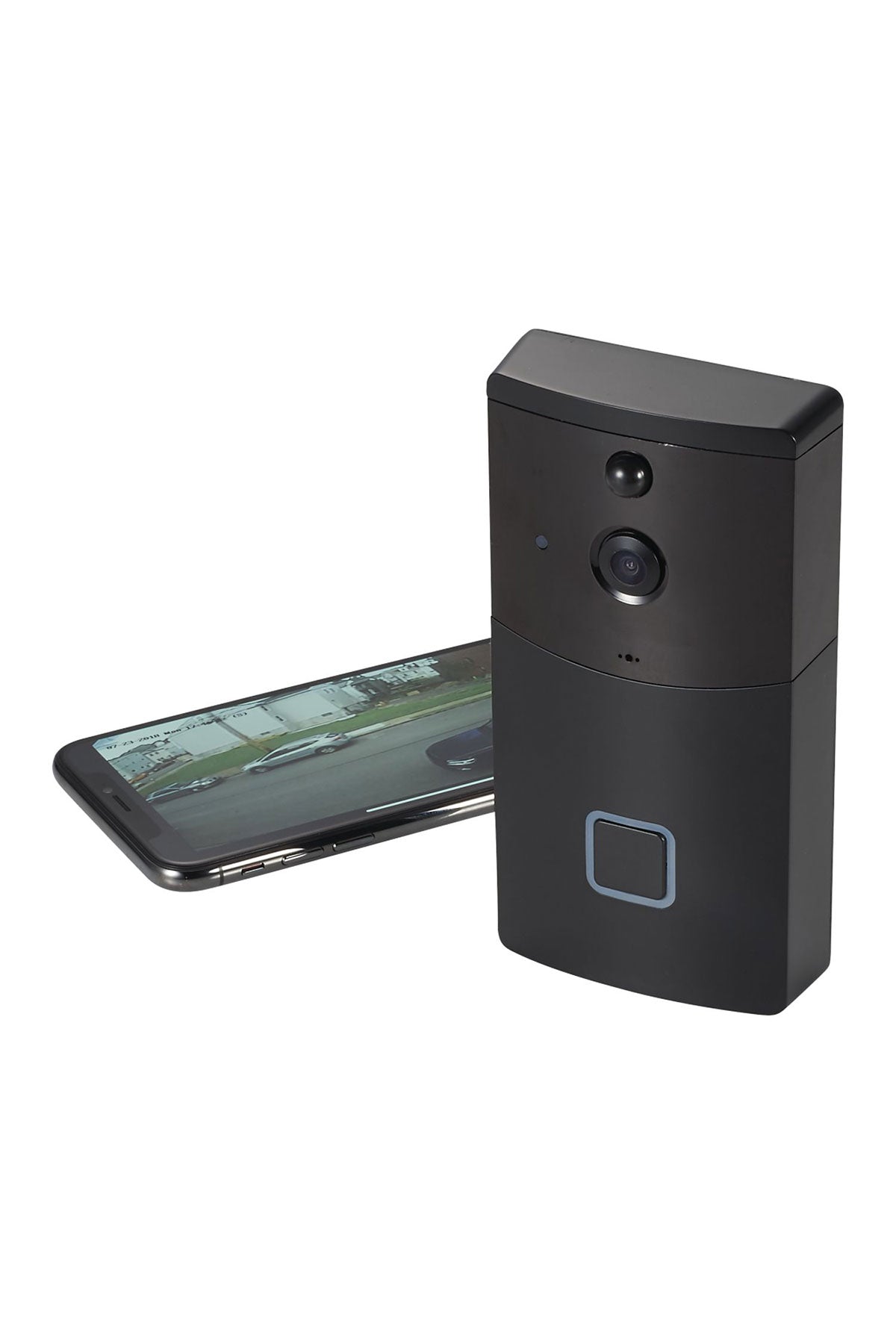 Smart Custom Wifi Video Doorbell, Black