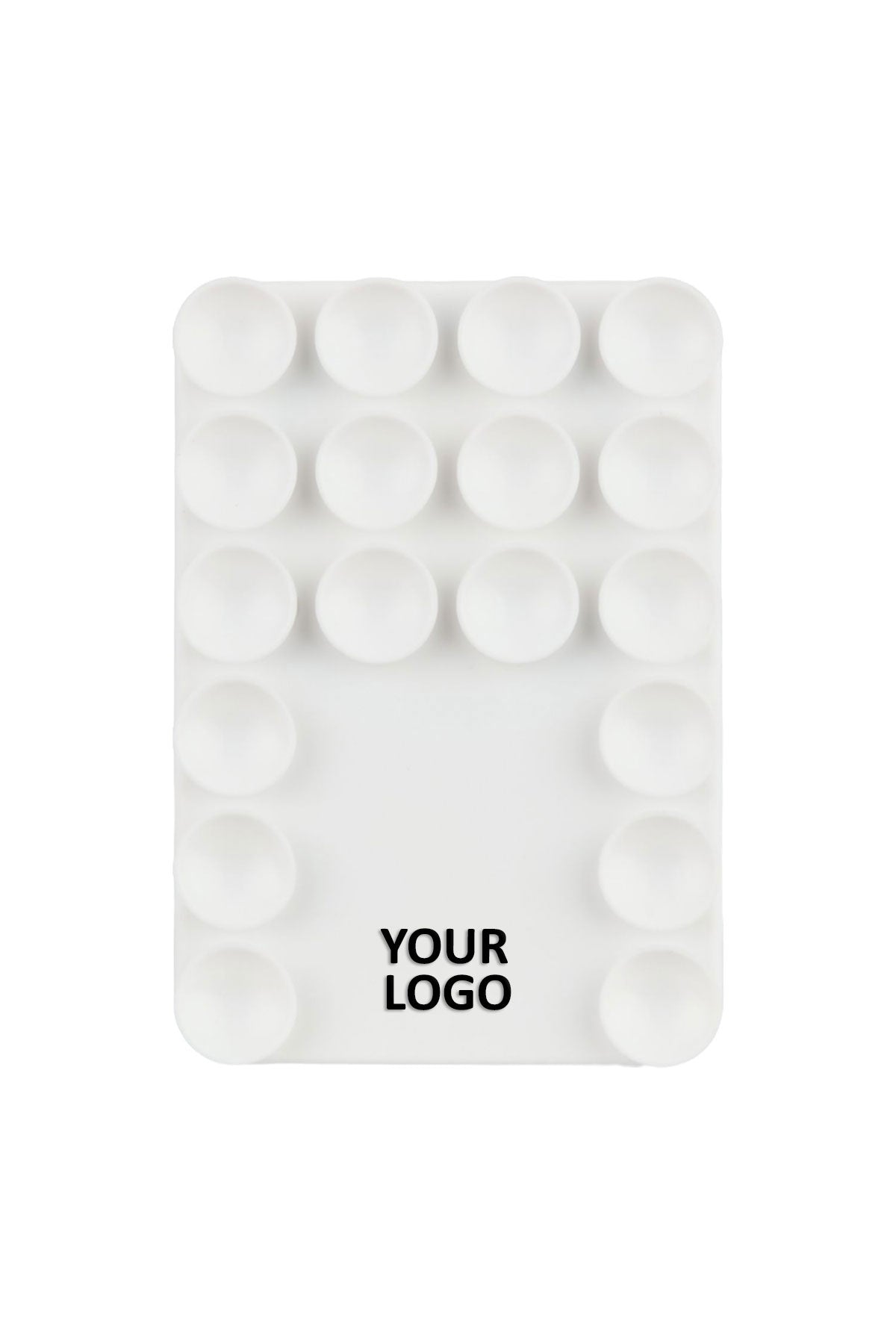 Hang On Custom Suction Phone Case Mounts with Magnet, White