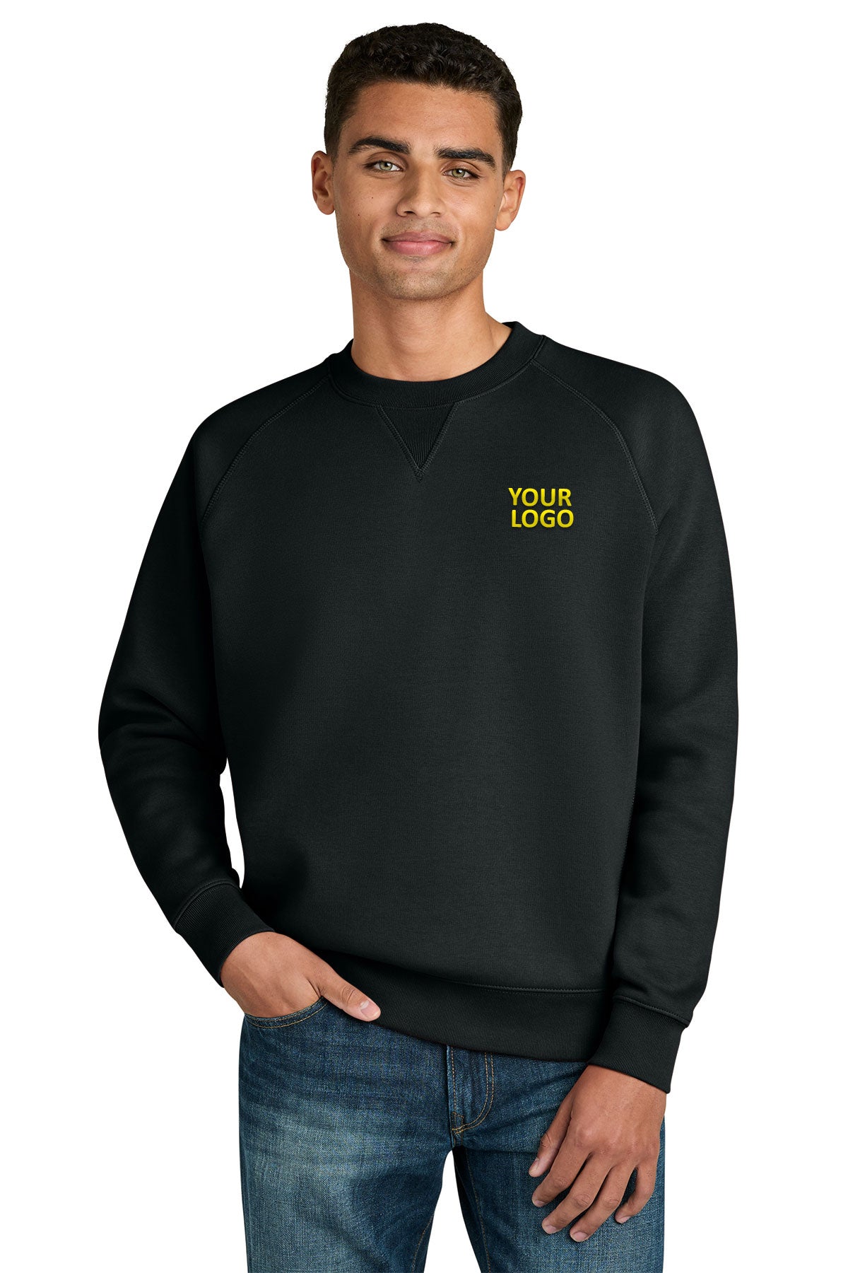 Stanley/Stella Black SXU026 custom embroidered sweatshirts