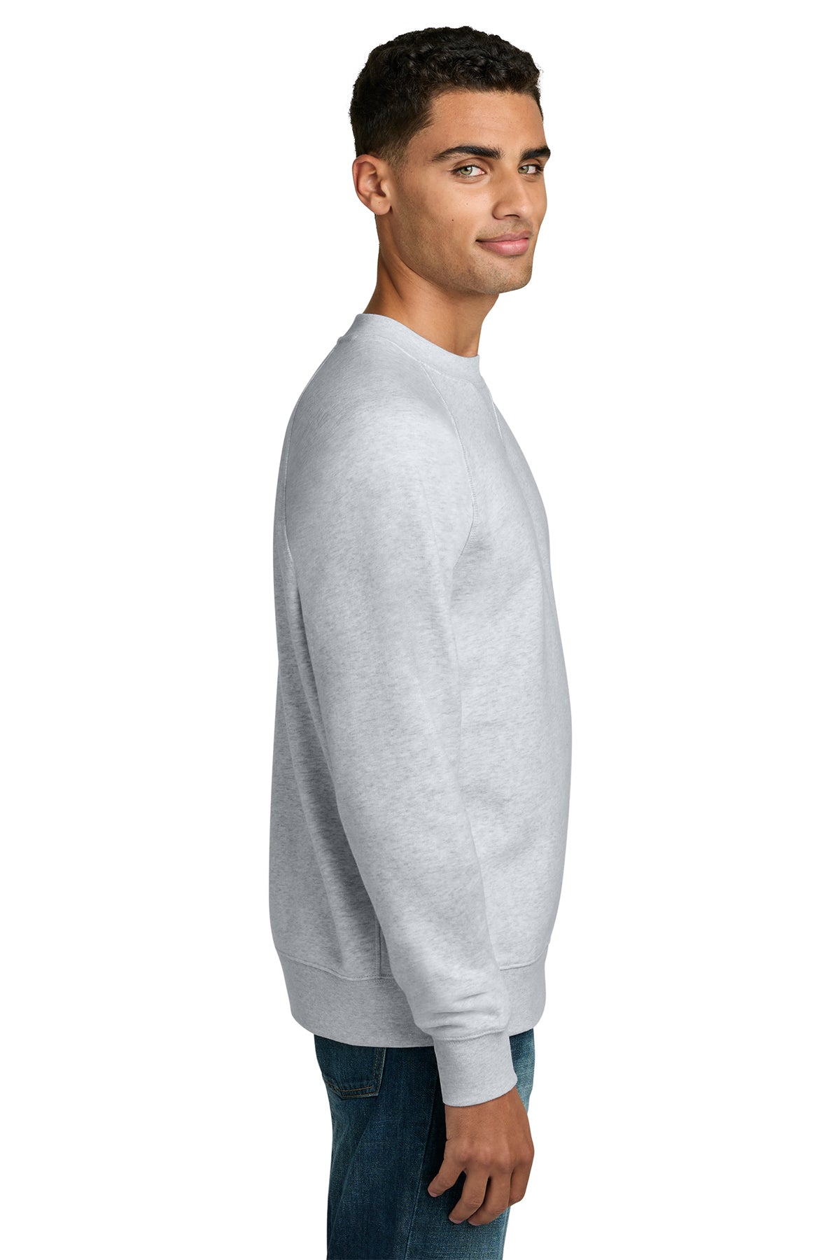 Stanley/Stella Unisex Knoxer Crewneck Custom Sweatshirt, Heather Grey