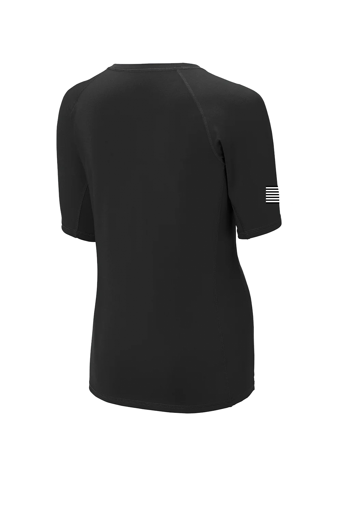 Sport-Tek Ladies Rashguard Tee, Black [Stratolaunch]