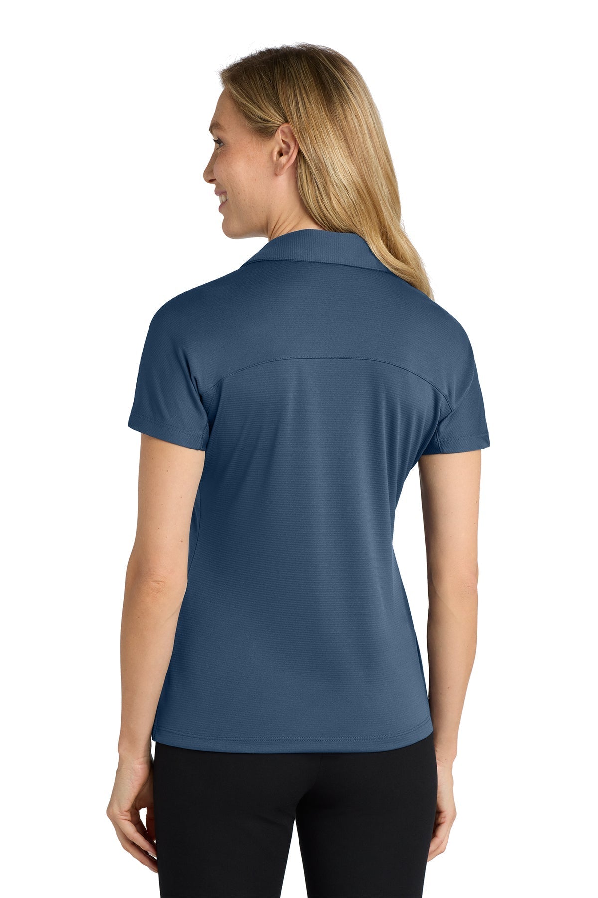 Port Authority Women's Crossover Raglan Custom Polos, Regatta Blue [Executive Construction]