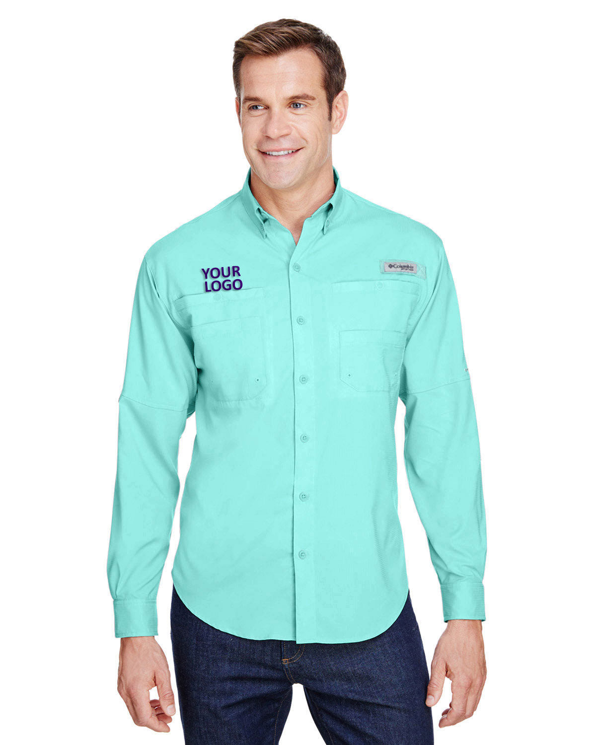 Columbia Gulf Stream 7253 company logo shirts