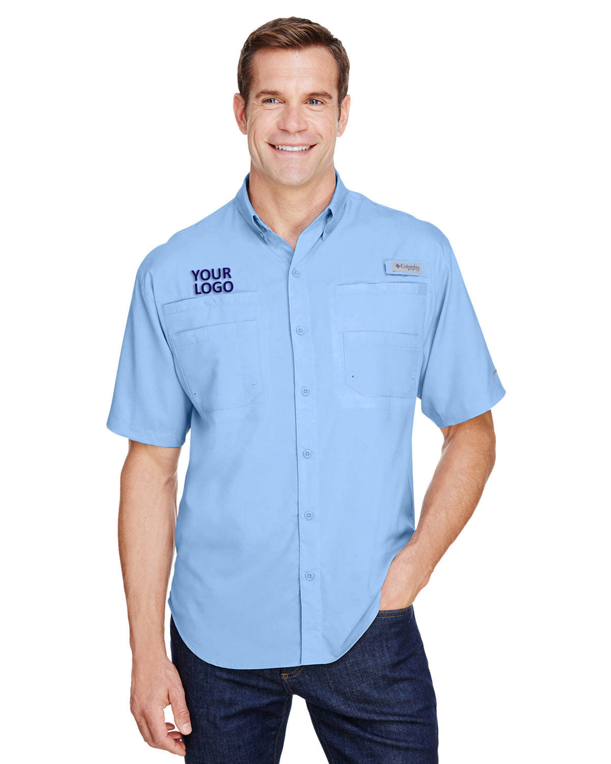 Columbia Sail 7266 company logo shirts