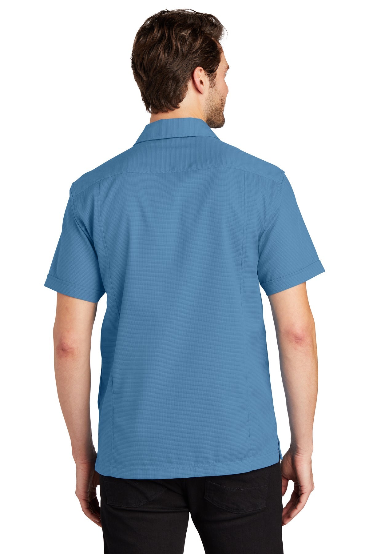 Port Authority Textured Custom Camp Shirts, Celadon [Labenz & Associates]