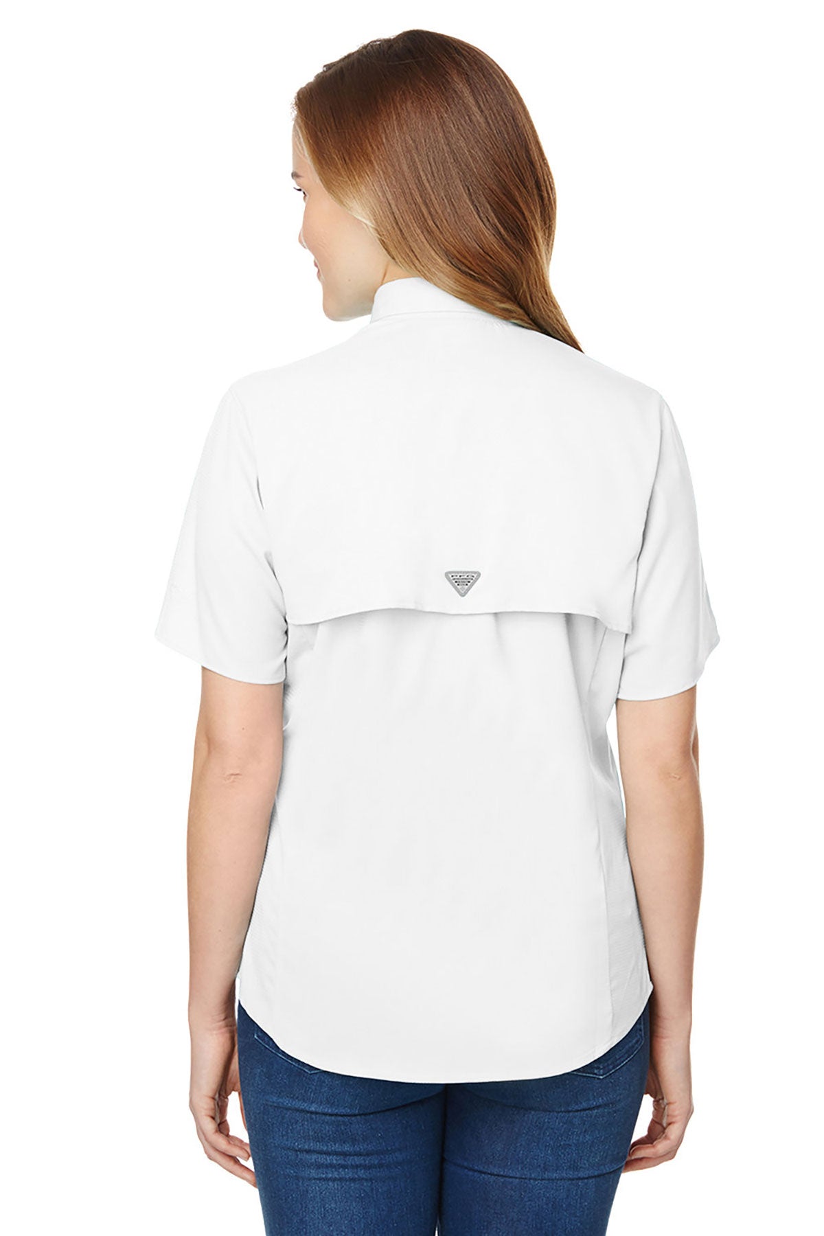 Columbia Ladies Tamiami II Short Sleeve Shirt, White [GuidePoint Security]