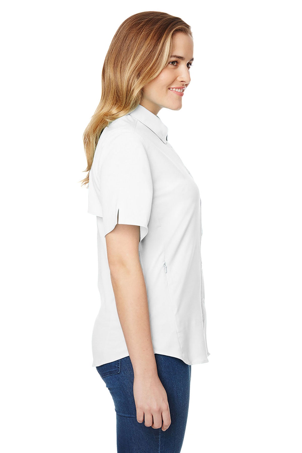 Columbia Ladies Tamiami II Short Sleeve Shirt, White [GuidePoint Security]