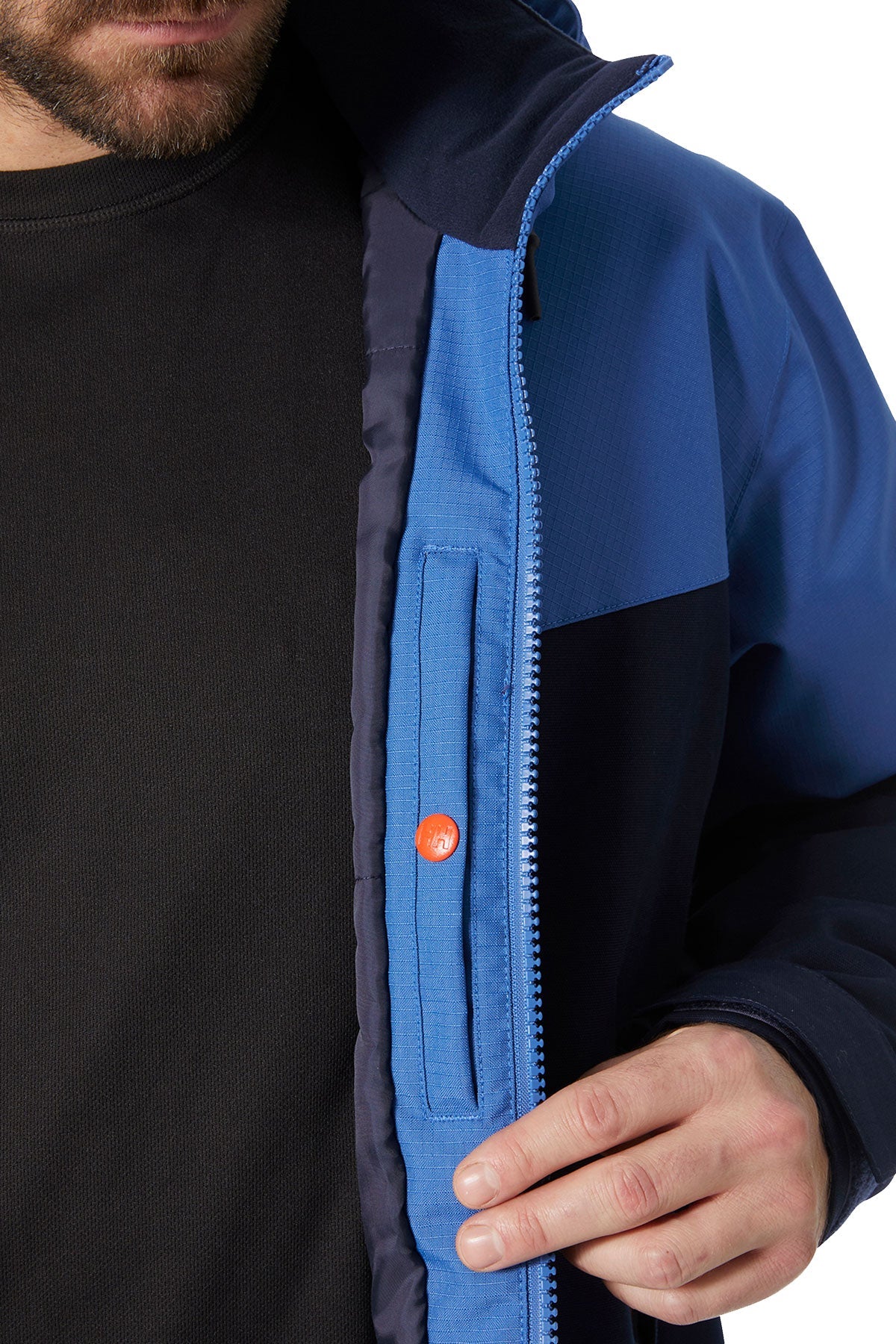 Helly Hansen Mens Oxford Winter Custom Jackets, Navy/Stone Blue