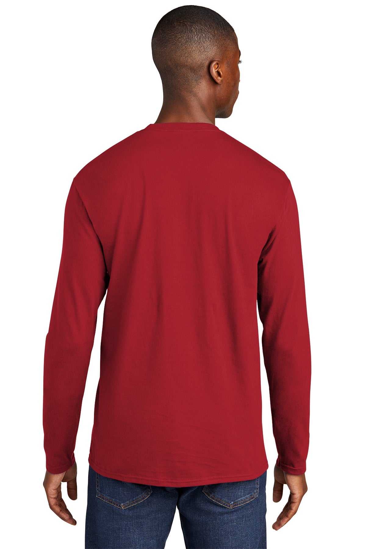 Port & Company Long Sleeve, Team Cardinal [Indiana University School of Medicine]