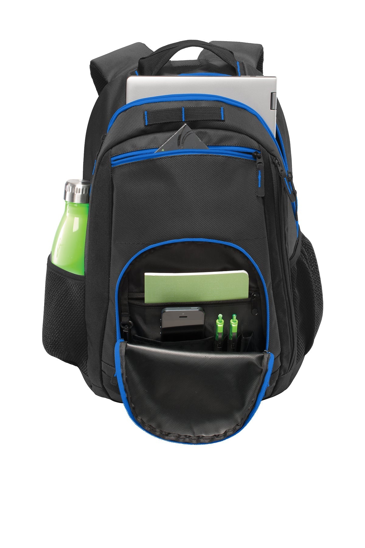 Port Authority Xtreme Custom Backpacks, Dark Grey/ Black/ Shock Blue [Orpical Technology Solutions]