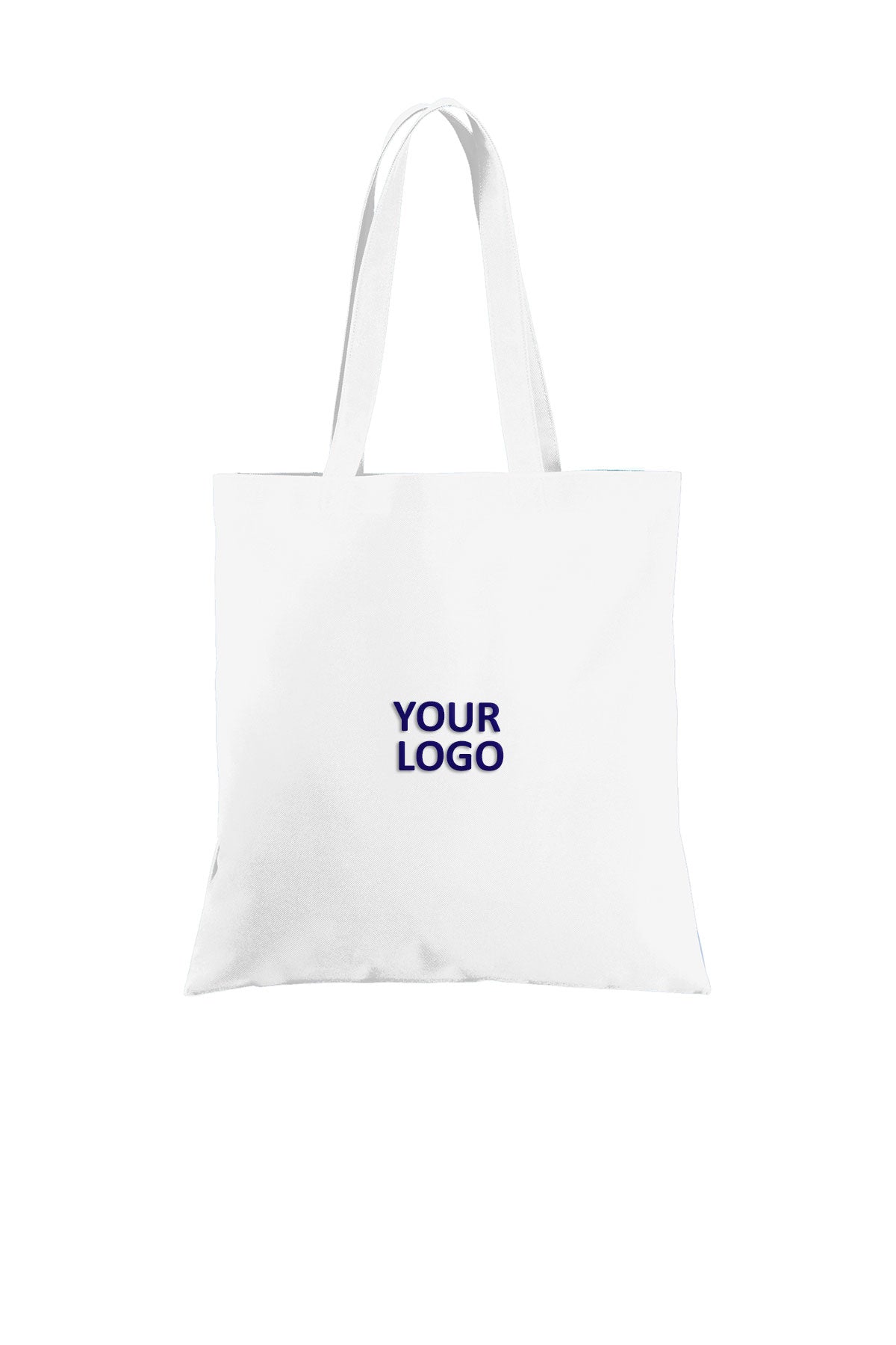 Port Authority Document Custom Totes, White