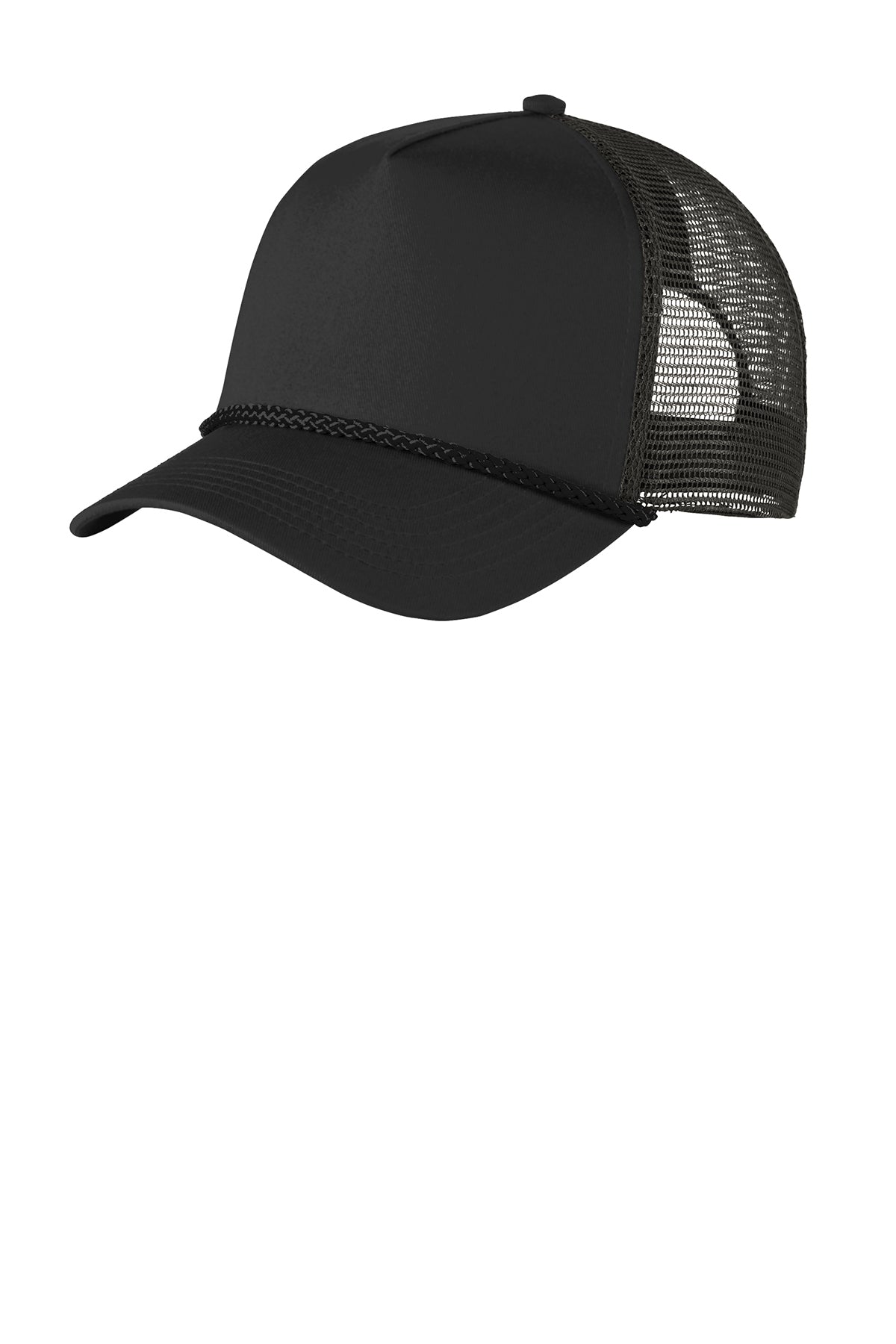 Port Authority 5-Panel Customized Snapback Caps, Black [Crouse Community Center, Inc.]