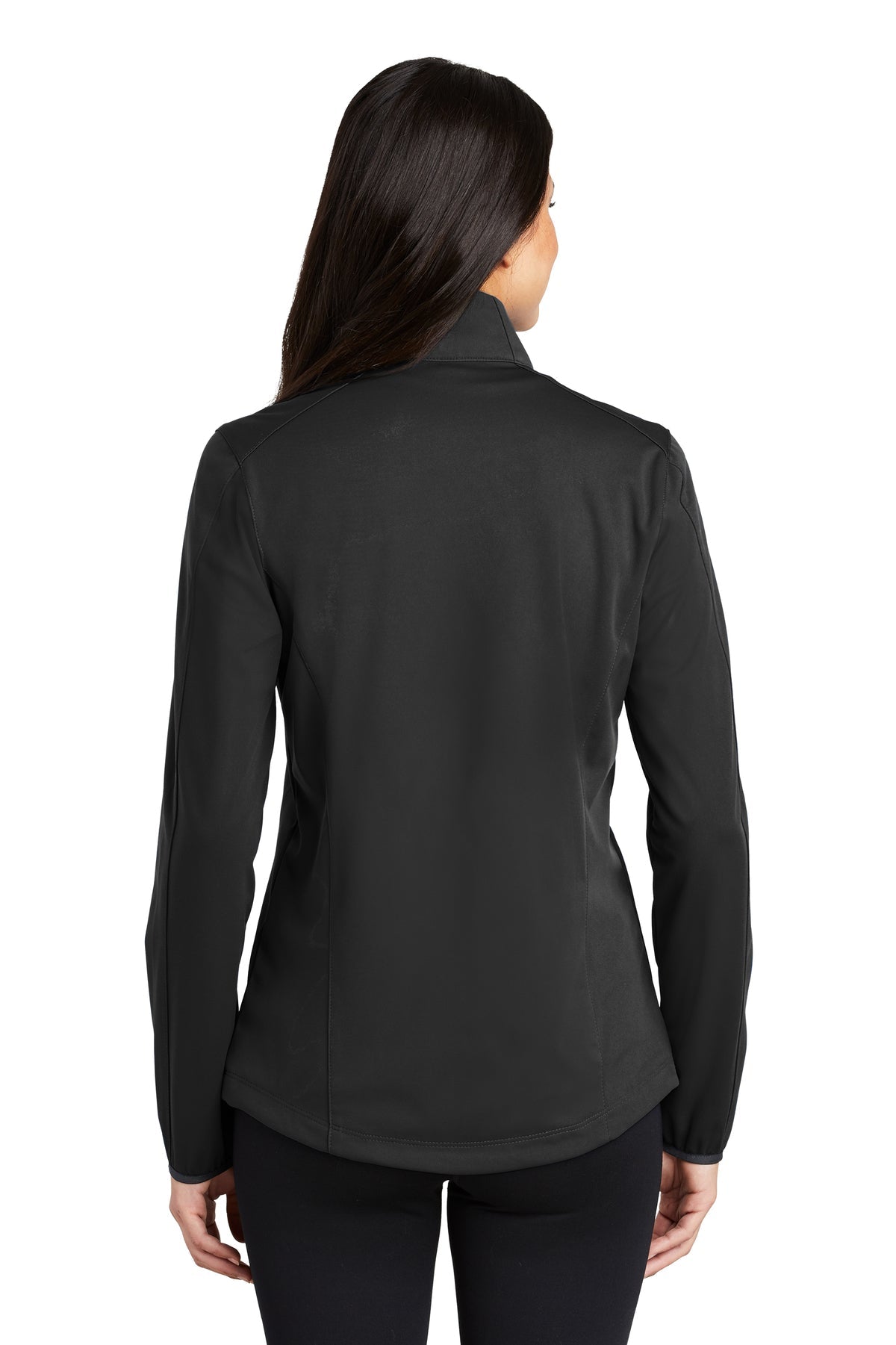 Port Authority Ladies Active Soft Shell Branded Jackets, Deep Black [Tongue Point Job Corps]