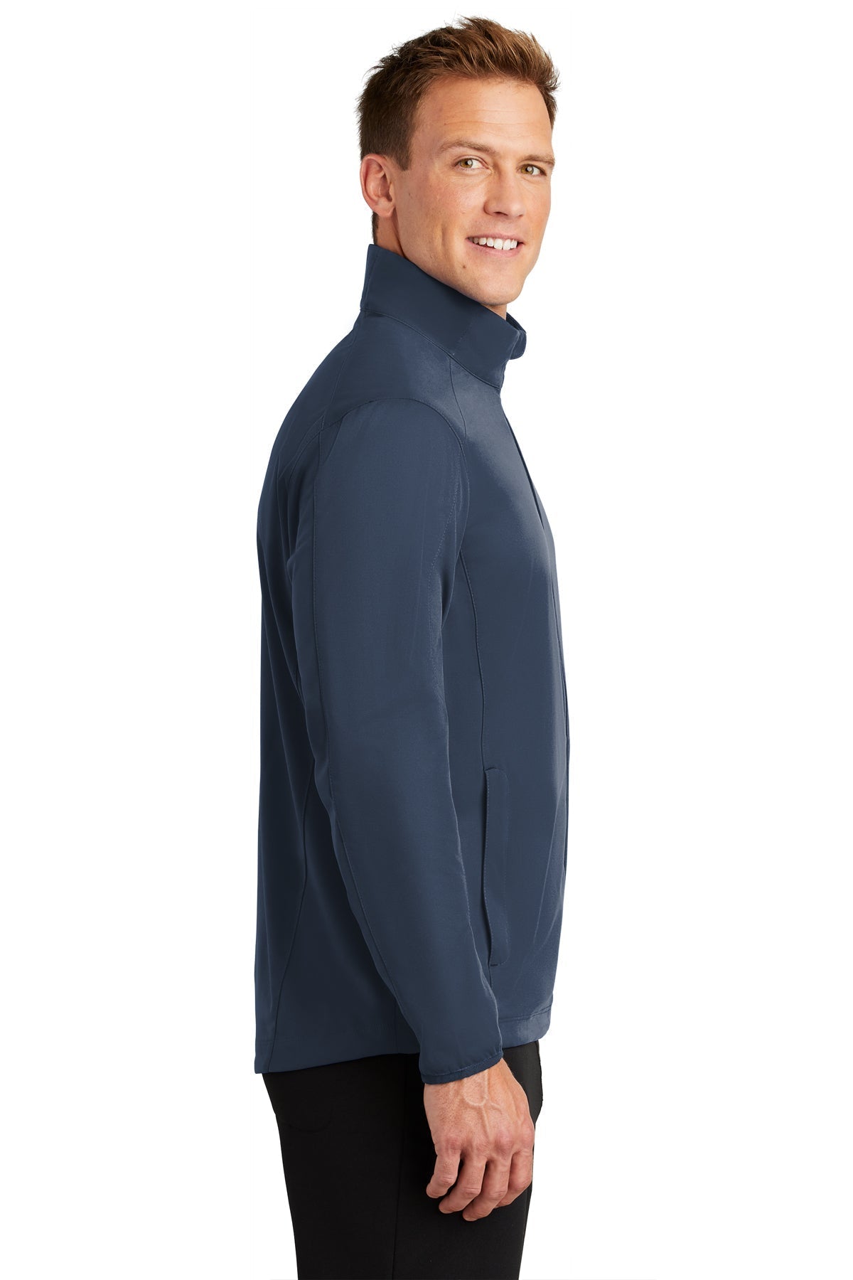 Port Authority Active Soft Shell Branded Jackets, Dress Blue Navy [Arthritis & Rheumatism Associates PC]