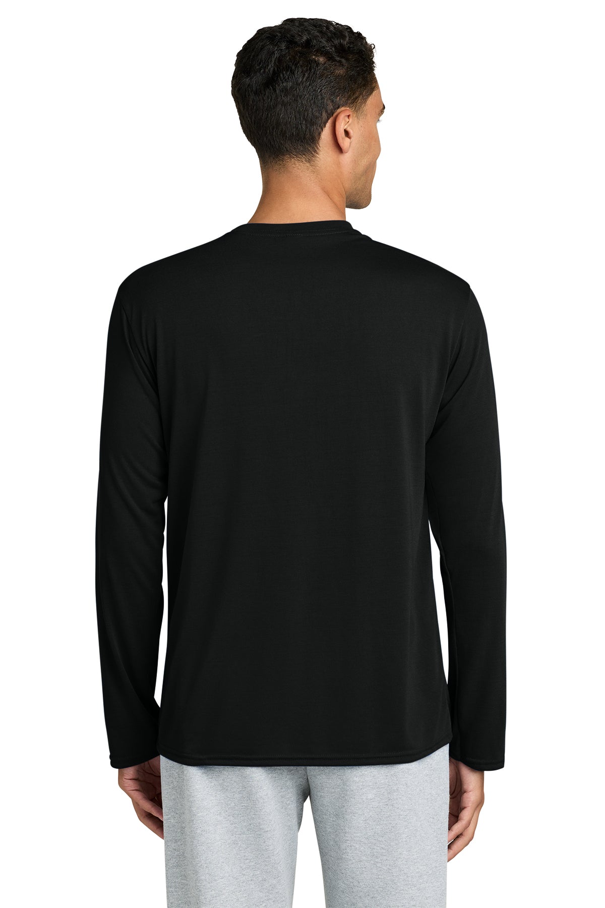 gildan performance long sleeve t shirt 42400 black