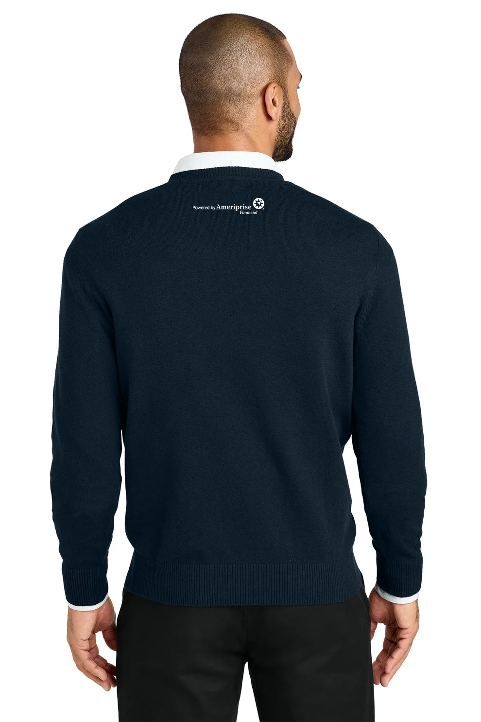 Port Authority Easy Care V-Neck Sweater, River Blue Navy [CIO Wealth Strategies]