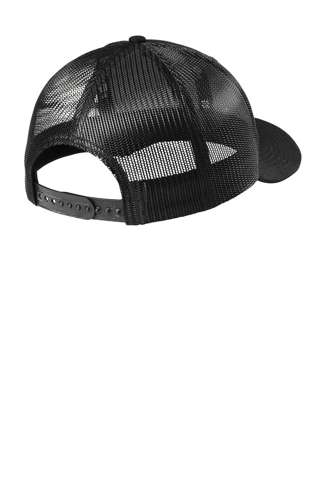 New Era Snapback Low Profile Trucker Cap, Black [Stratolaunch]