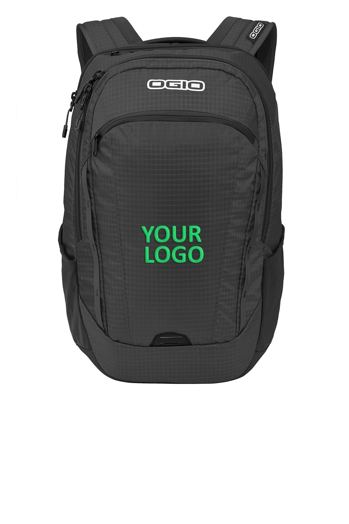 OGIO Shuttle Customzied Backpacks, Black/ Black [Sigma Nu]