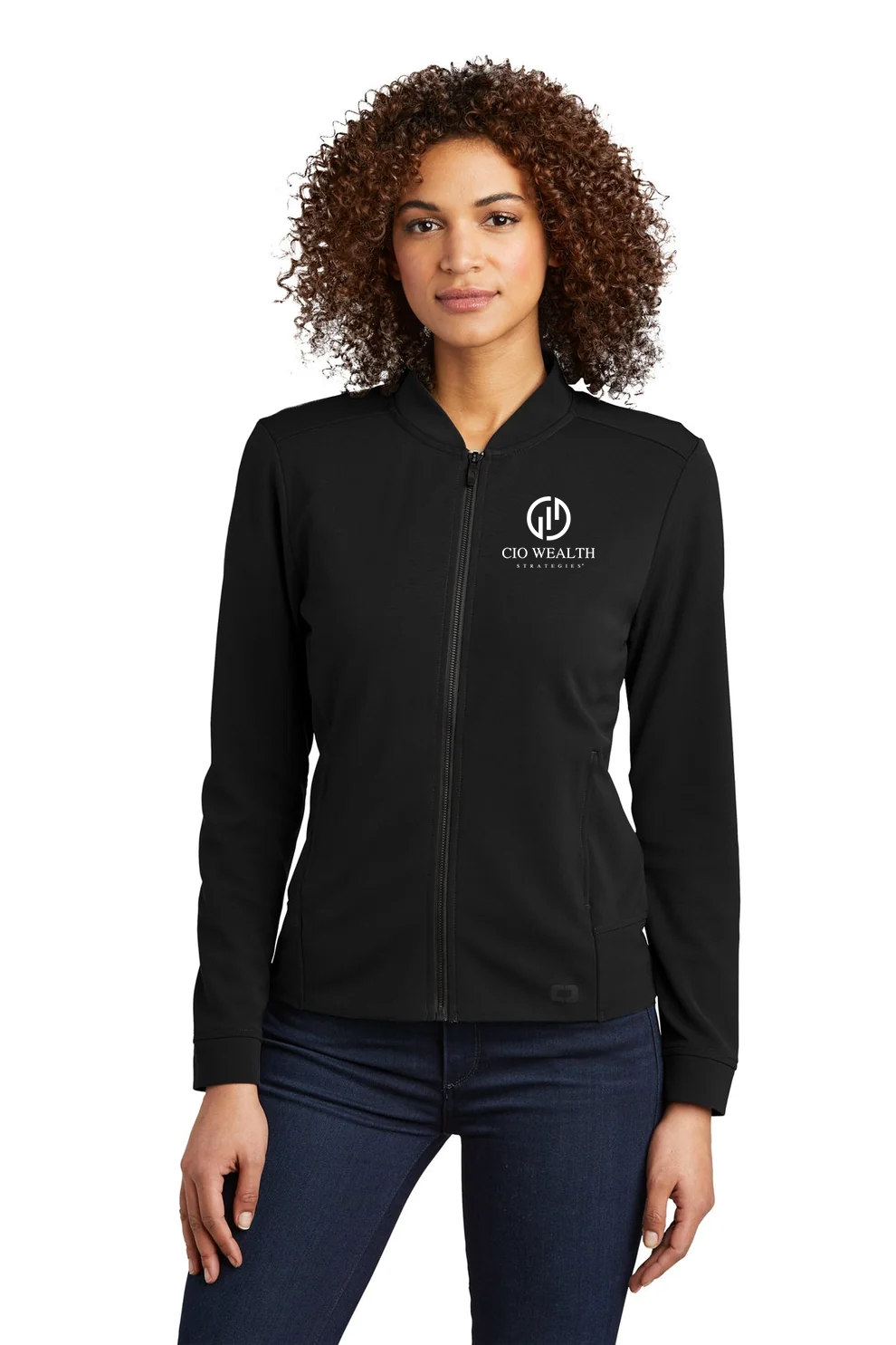 OGIO Ladies Hinge Jacket, Blacktop [CIO Wealth Strategies]