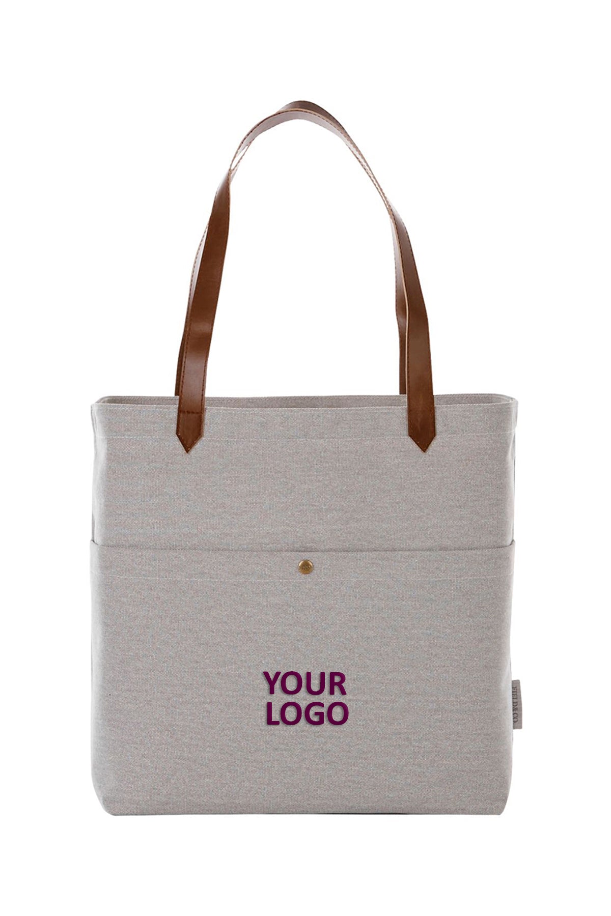 Field & Co 16 oz Cotton Canvas Book Tote, Gray