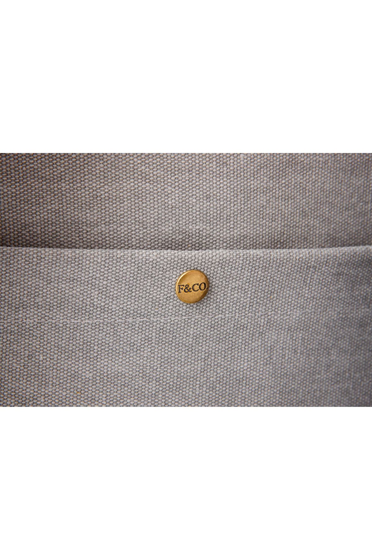 Field & Co 16 oz Cotton Canvas Book Tote, Gray
