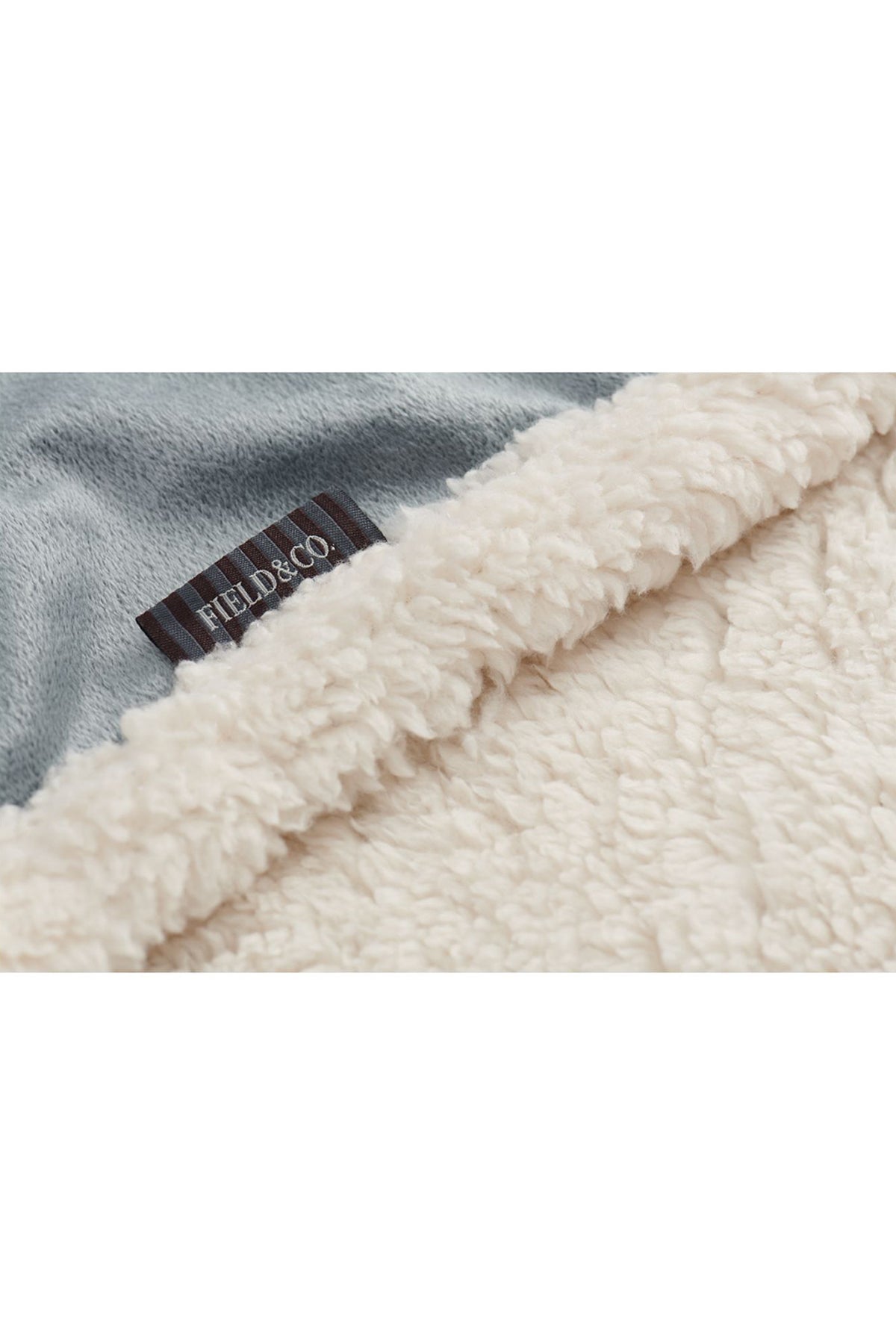 Field & Co Sherpa Blanket, Gray