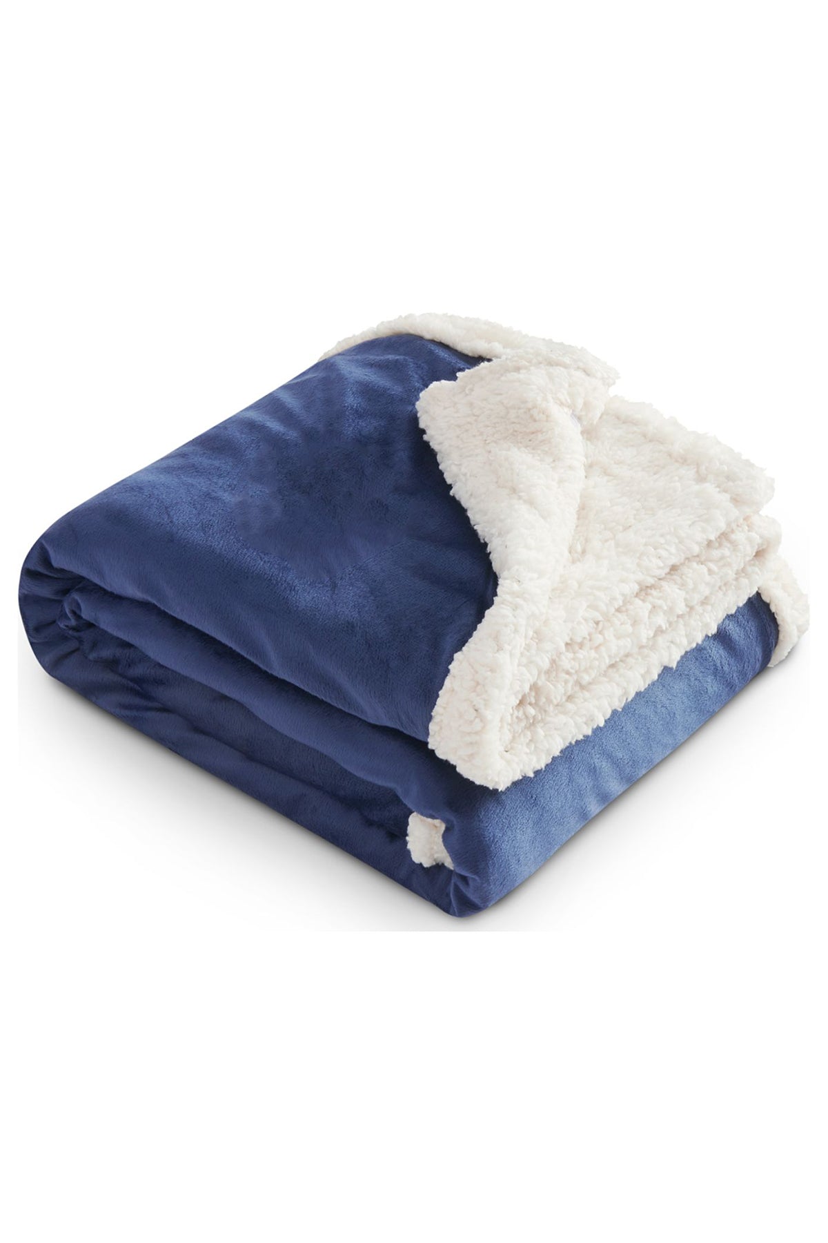 Field & Co Sherpa Blanket, Navy