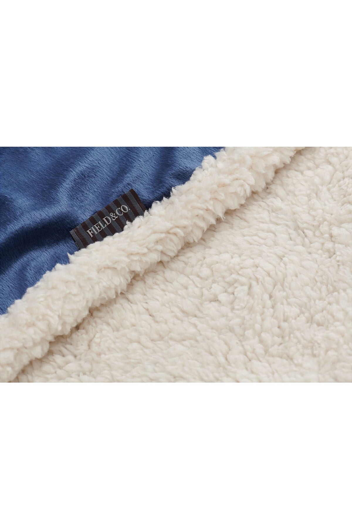 Field & Co Sherpa Blanket, Navy