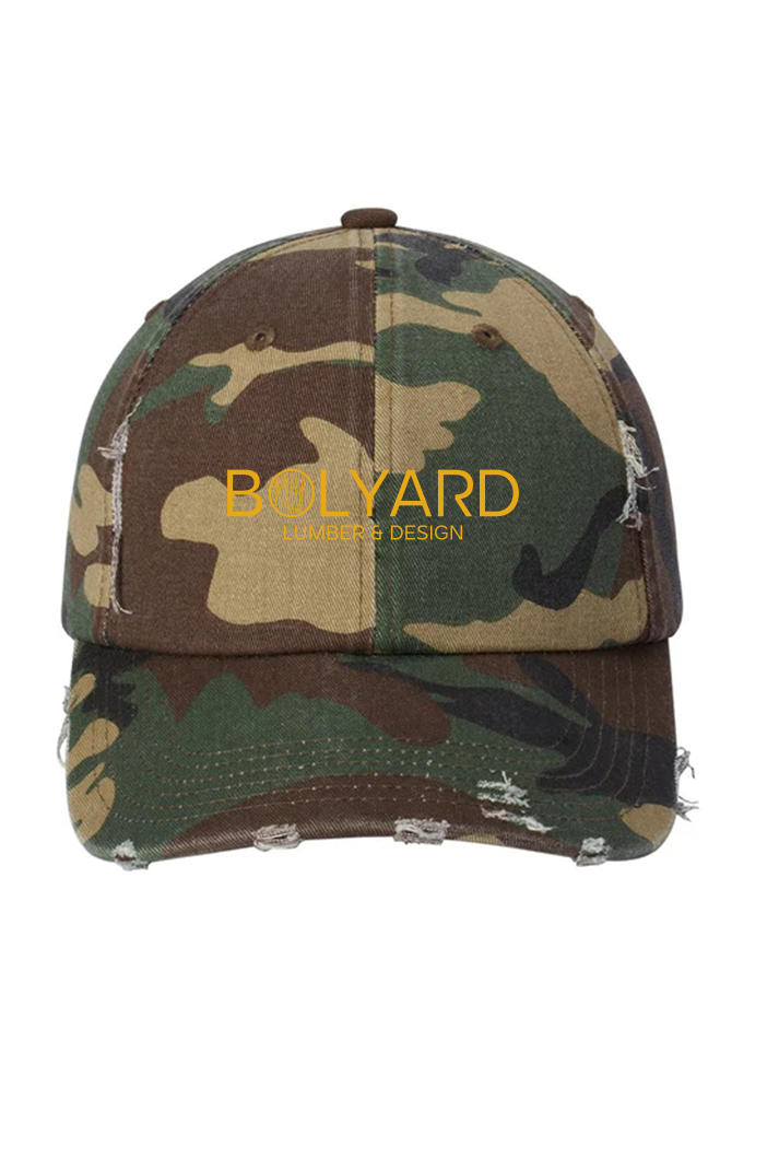District Distressed Cap, Military Camo [Bolyard Lumber and Design]